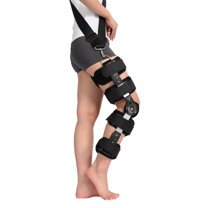 Knee Fixation Brace Rehabilitation Adjustable Knee Brace Leg Fracture Knee Knee Protective Sleeve Portable Safety