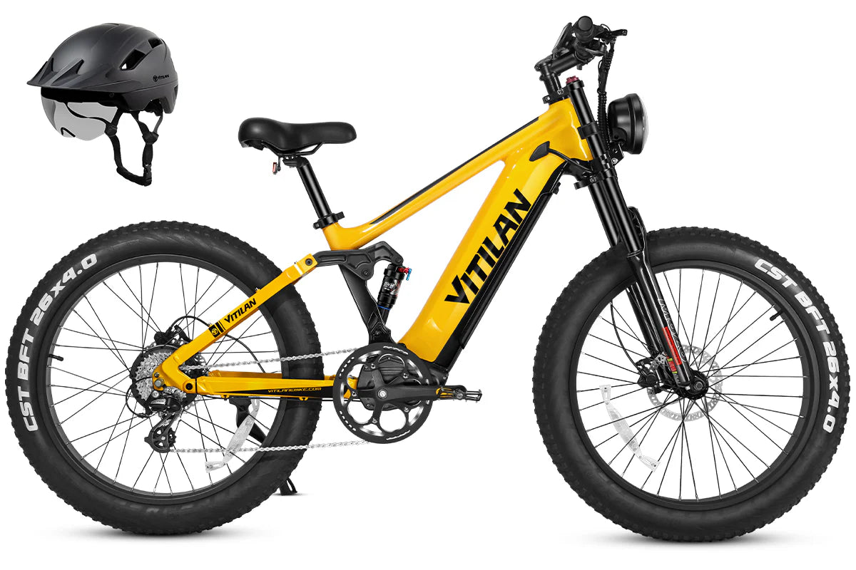 T7 Full Suspension Mountain E-Bike