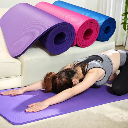 Premium Anti-Slip EVA Yoga Mat – 3MM-6MM Thick Comfort Foam Exercise Mat for Yoga, Pilates, and Fitness