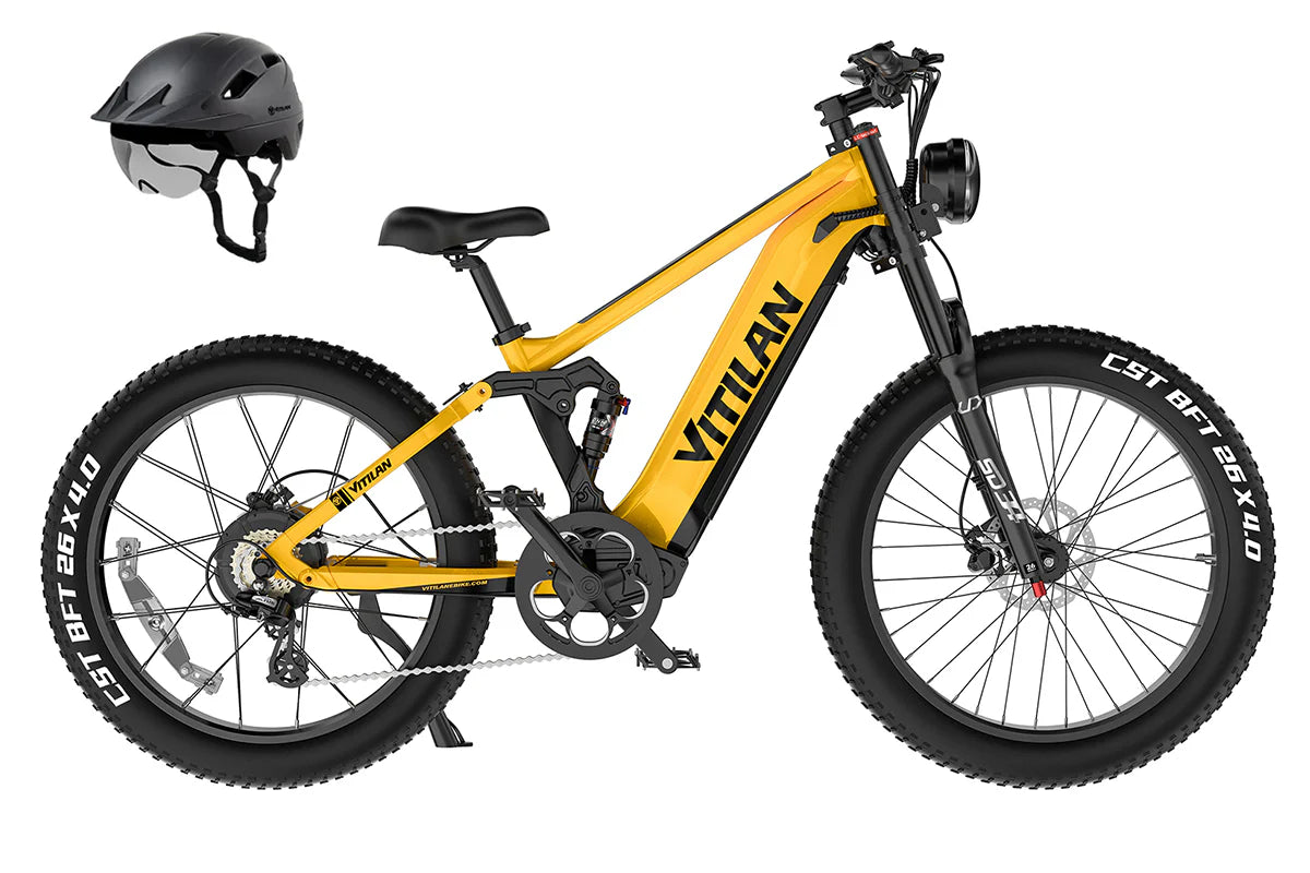 T7 Full Suspension Mountain E-Bike