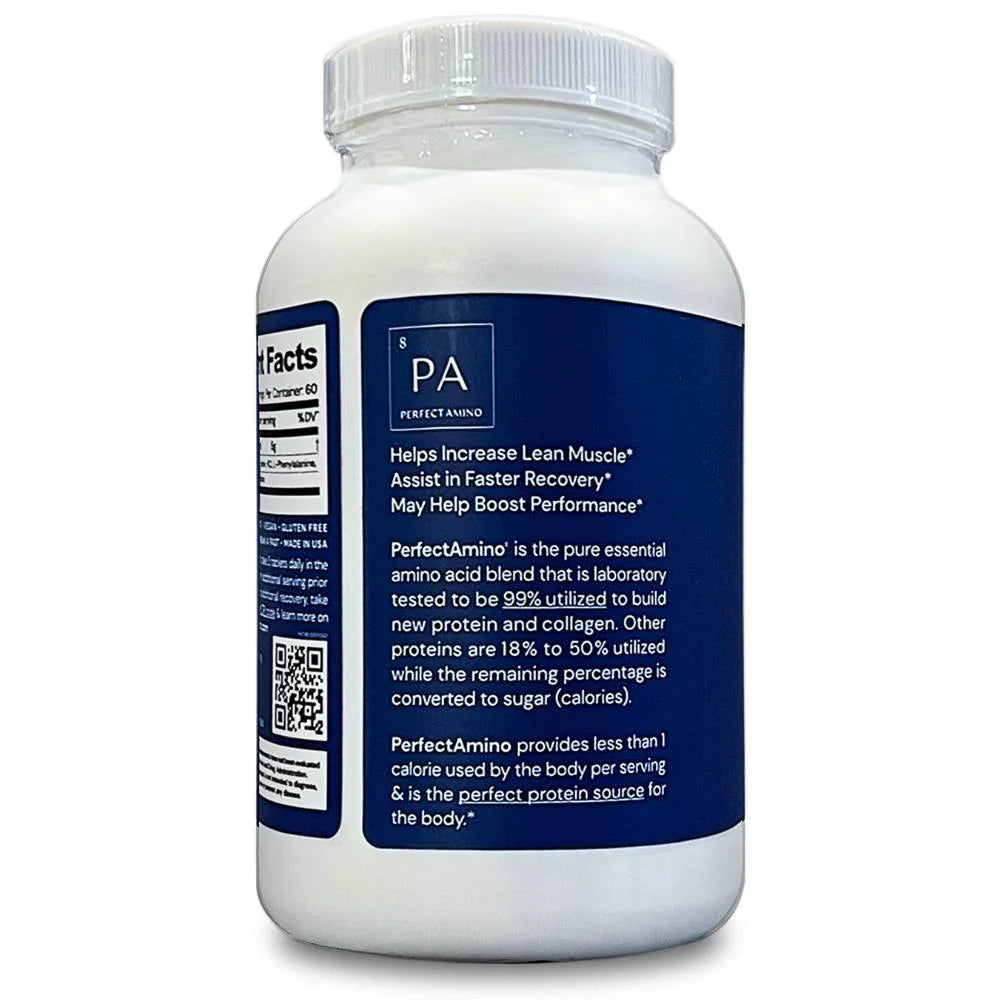 BodyHealth PerfectAmino Tablets – Essential Amino Acids for Muscle Growth, Recovery & Energy