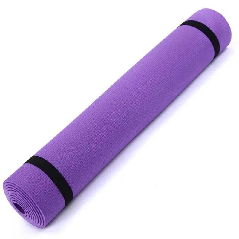 Premium Anti-Slip EVA Yoga Mat – 3MM-6MM Thick Comfort Foam Exercise Mat for Yoga, Pilates, and Fitness