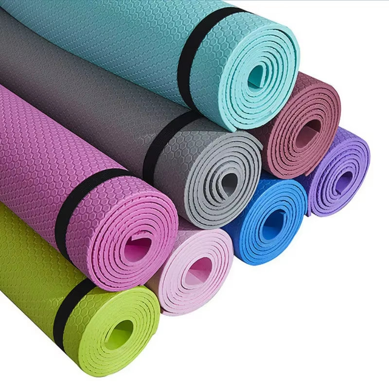 Premium Anti-Slip EVA Yoga Mat – 3MM-6MM Thick Comfort Foam Exercise Mat for Yoga, Pilates, and Fitness